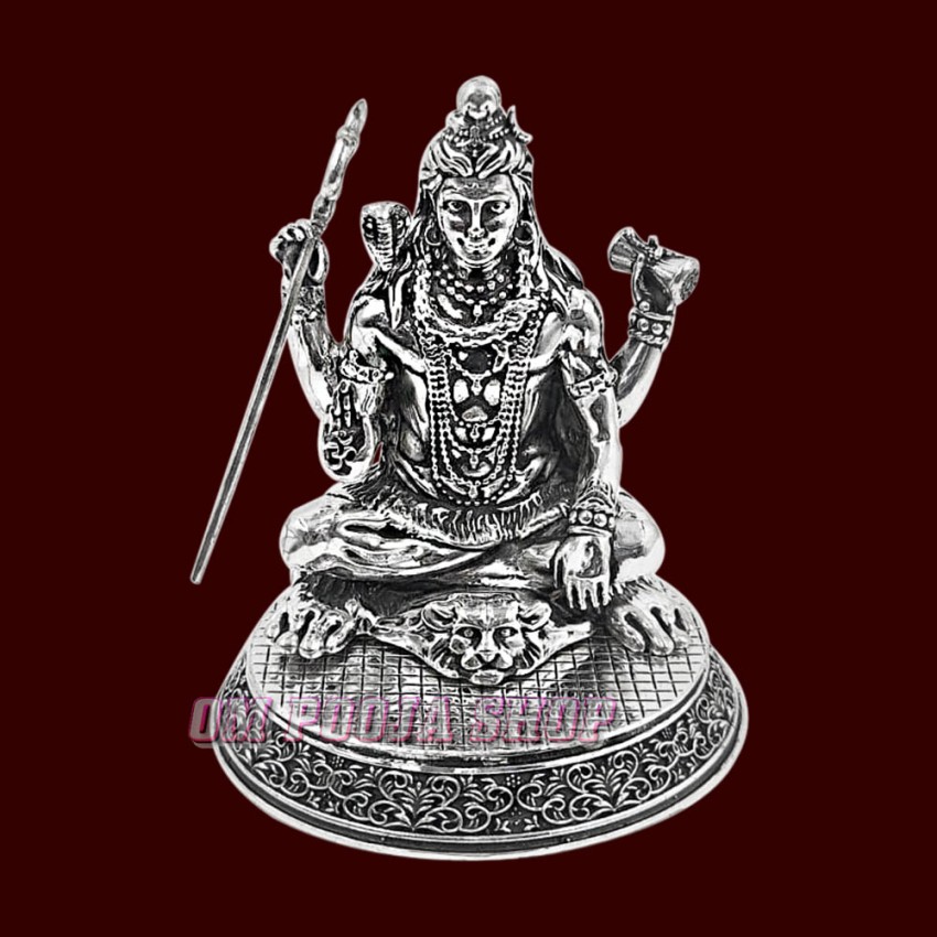 Bole Shankar ji in Blessing Posture Statue in Pure Silver
