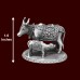 Cow And Calf Together Idol in 925 Solid Silver - Size: 1.6 inch