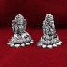 Exotic Mahalakshmi Ganesh Small Idol in Oxide Silver