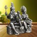 Shiv Parivar [Shankar, Ganesha, Parvati] Statue in 925 Silver
