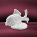 Silver Fish Showpiece for Home & Office Prosperity – 3.9 cm