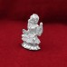 Small Solid Silver Idol Of Mata Mahalakshmi - Size: 2.7 x 1.7 cm