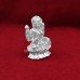 Small Solid Silver Idol Of Mata Mahalakshmi - Size: 2.7 x 1.7 cm