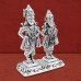 Vitthal-Rukmini Silver Idol Set Standing Pose - Size: 2 to 4 inches