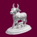 Cow and Calf Small Idol in Pure Silver - Size: 42x40x23 mm