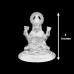 Devashri Mahalakshmi Statue in Pure Silver - Size: 4 inch
