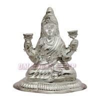 Laxmi Statue in Pure Silver