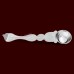 Snake Design Spoon in Pure Silver - SIze: 3.75 inches