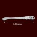 Trishul Design Spoon in Pure Silver - SIze: 5.5 inches