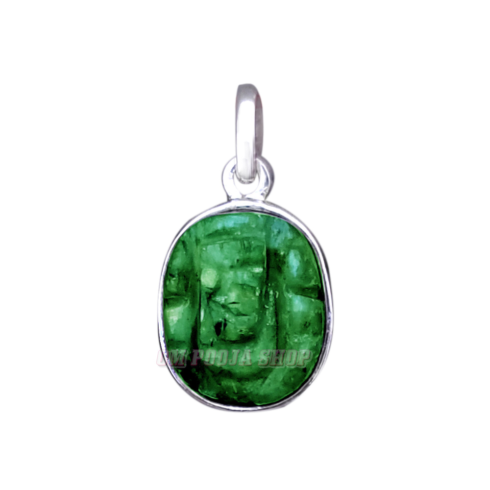 Green Jade Asymmetrical Circle Silver Necklace – Alison Lush Jewellery