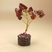 Red Jasper Stone Tree - 2.5 inch