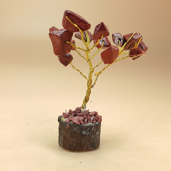 Red Jasper Stone Tree - 2.5 inch