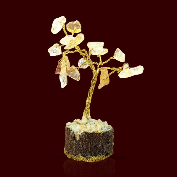Yellow Topaz Stone Tree - 2.5 inch
