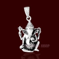 Ganesh 92.5 Pure Silver Pendant