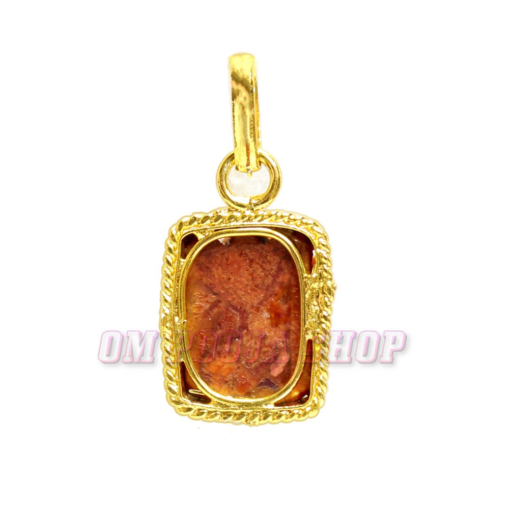Red Coral Ganesha Pendant Get effects 
