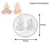 Lakshmi Ganesh Coin in 999 Pure Silver