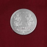 Lakshmi Ganesh German Silver Coin – Auspicious Wealth & Prosperity