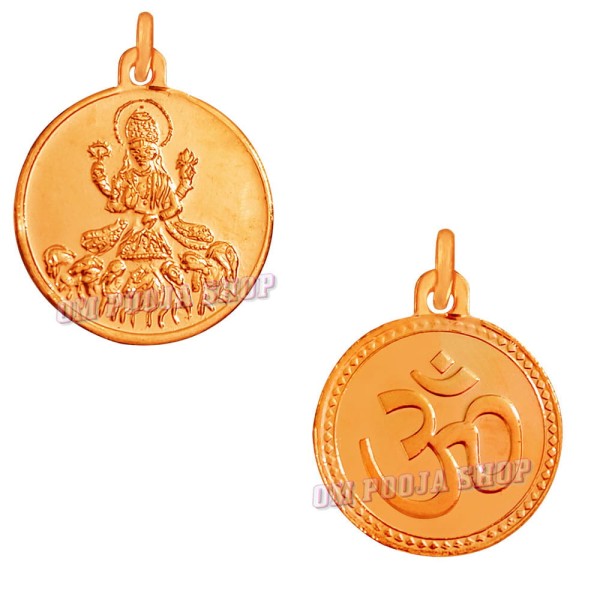 Om Surya Pendant / Locket in Copper