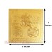 Lakshmi Narayan Yantra in Copper with Gold Plated - 3 inch