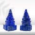 Sri Yantra in Lapis Lazuli Gemstone - 90 GMS