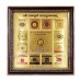 Shree Sampurna Vastu Yantram 24k Gold Plated Paper - 9 inch