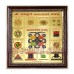 Sampoorna Kaalsarp Yantra 24k Gold Plated Paper - 9 inch